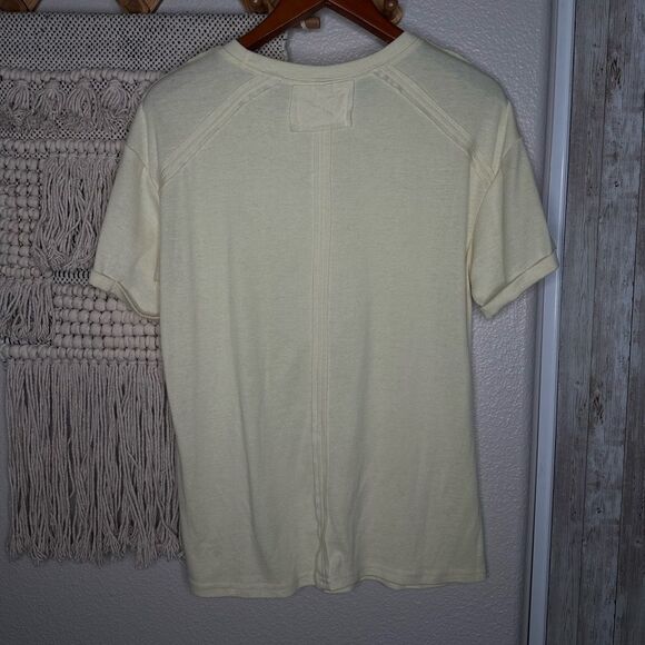 Yellow Oversized Crewneck T-Shirt - Picture 4 of 9